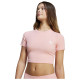 Adidas Παιδική κοντομάνικη μπλούζα Ribbed Crop Tee